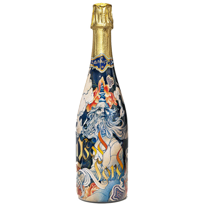 Good Lord Blanc de Blancs Label by James Jean